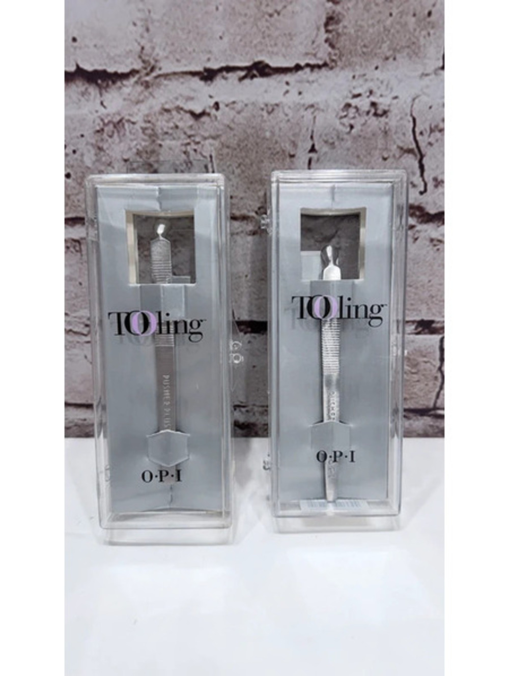 OPI Pusher Plus IM 220 Stainless Steel Cuticle Lot of (2)